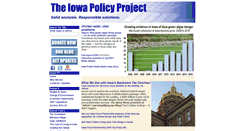 Desktop Screenshot of iowapolicyproject.org